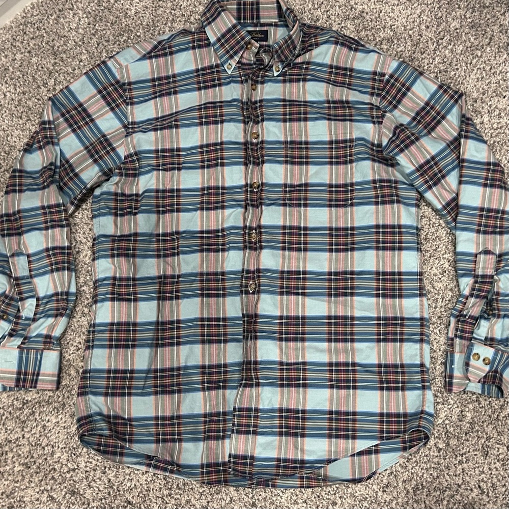 Brooks Brothers Plaid button down Shirt